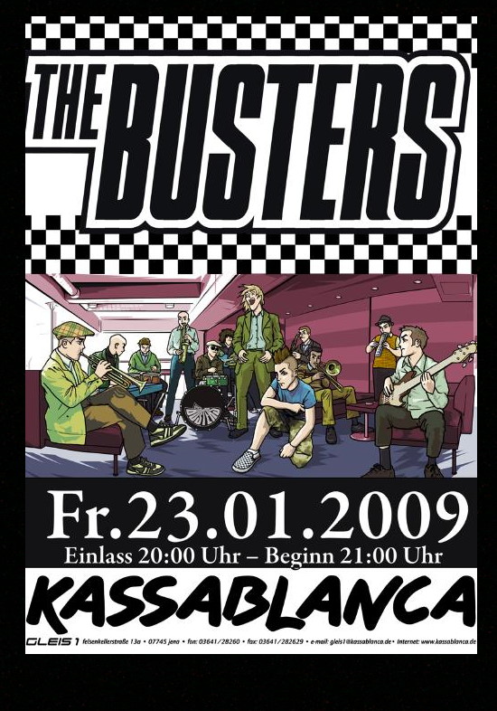 The Busters (D) Kassablanca, Jena 23- Januar 2009 (33)-JPG